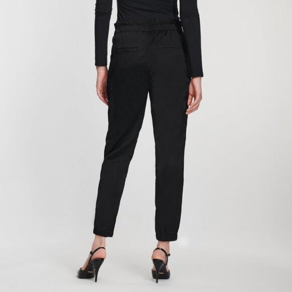 NWT J Brand black satin cargo jogger pants - Picture 7 of 10